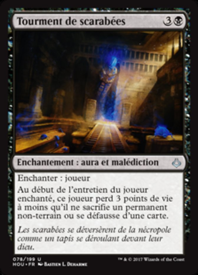 Tourment de scarabées