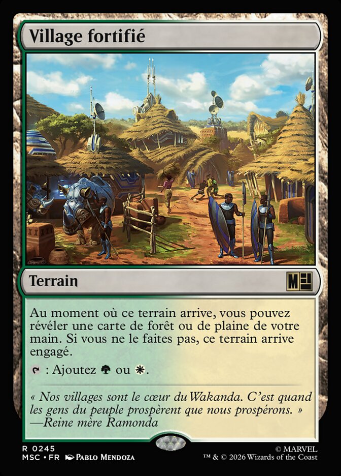 Village fortifié