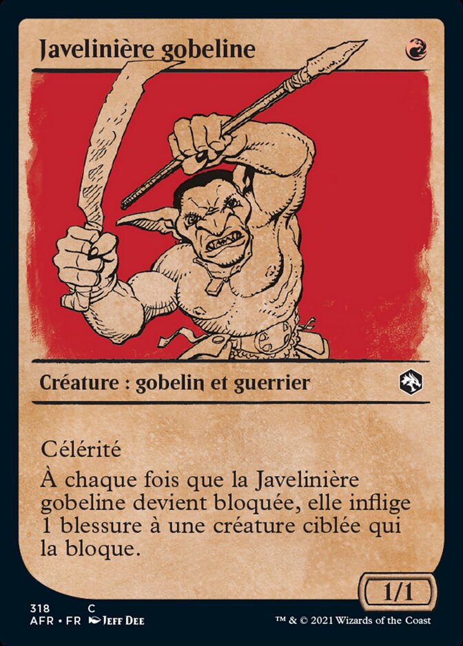 Javelinière gobeline