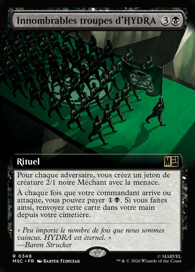 Innombrables troupes d'HYDRA