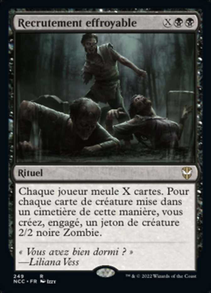 Recrutement effroyable