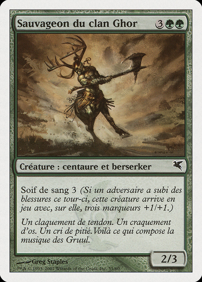 Sauvageon du clan Ghor