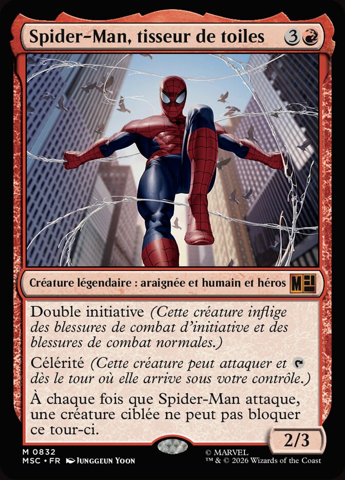 Spider-Man, tisseur de toiles