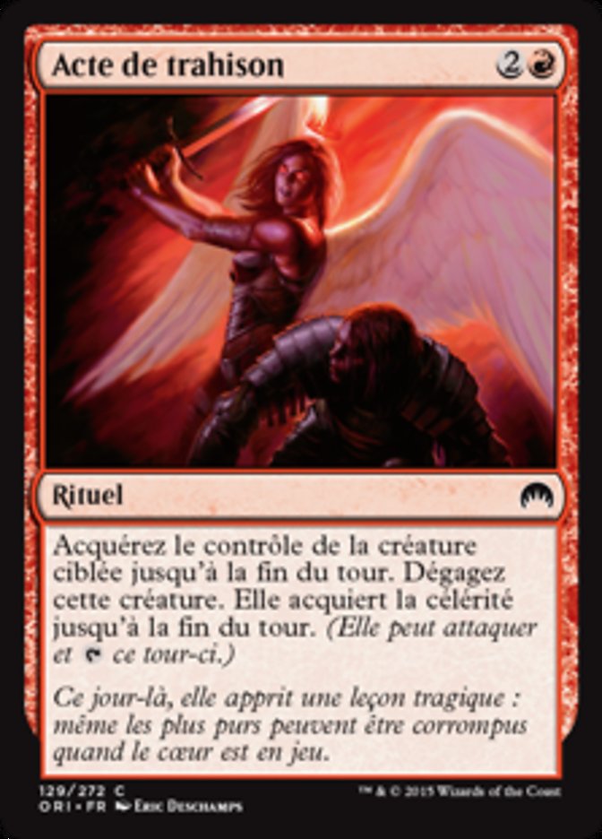 Acte de trahison