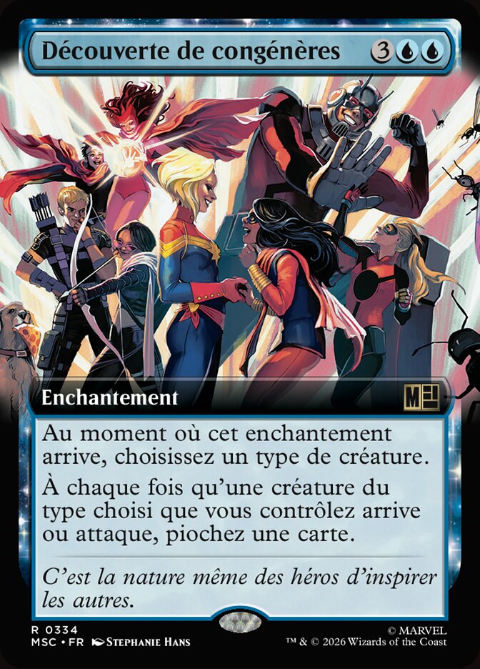 Découverte de congénères