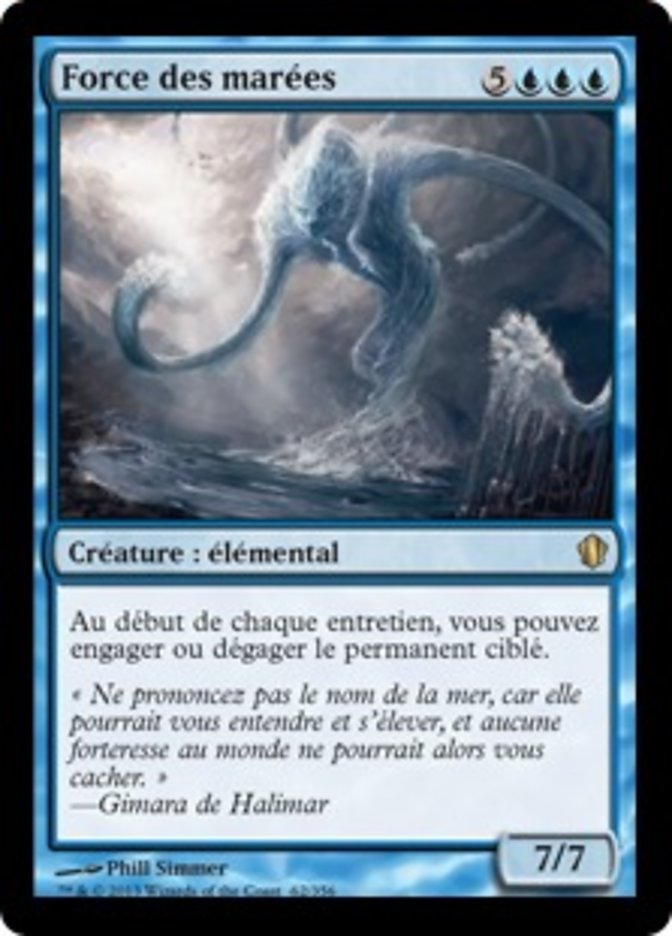 Force des marées