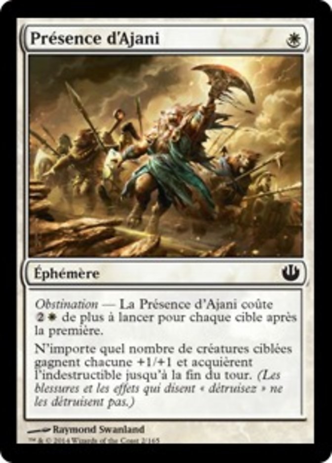 Présence d'Ajani