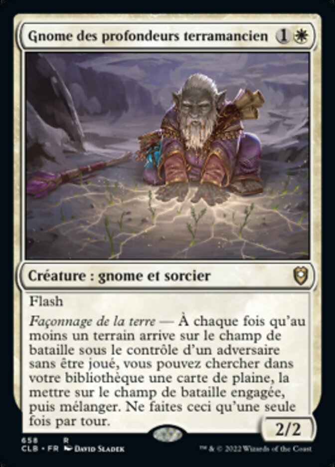 Gnome des profondeurs terramancien