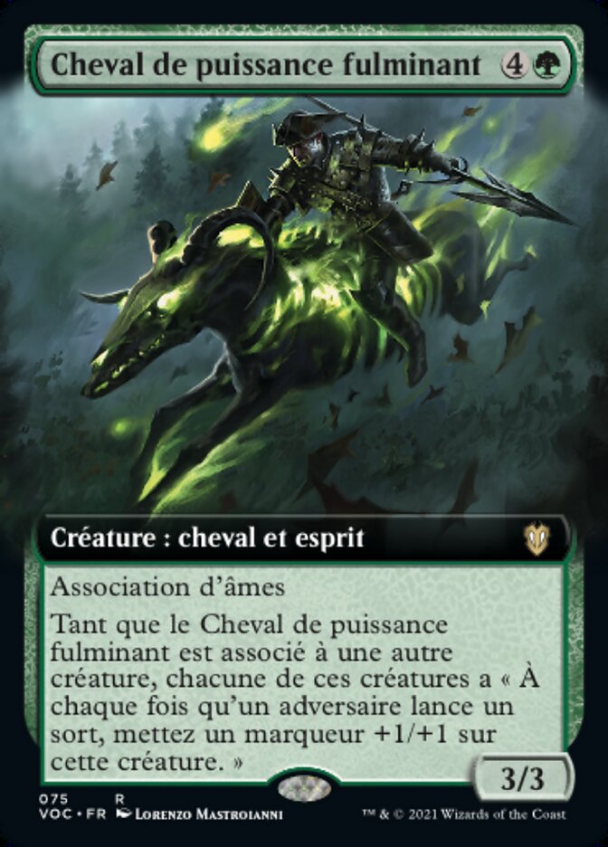 Cheval de puissance fulminant