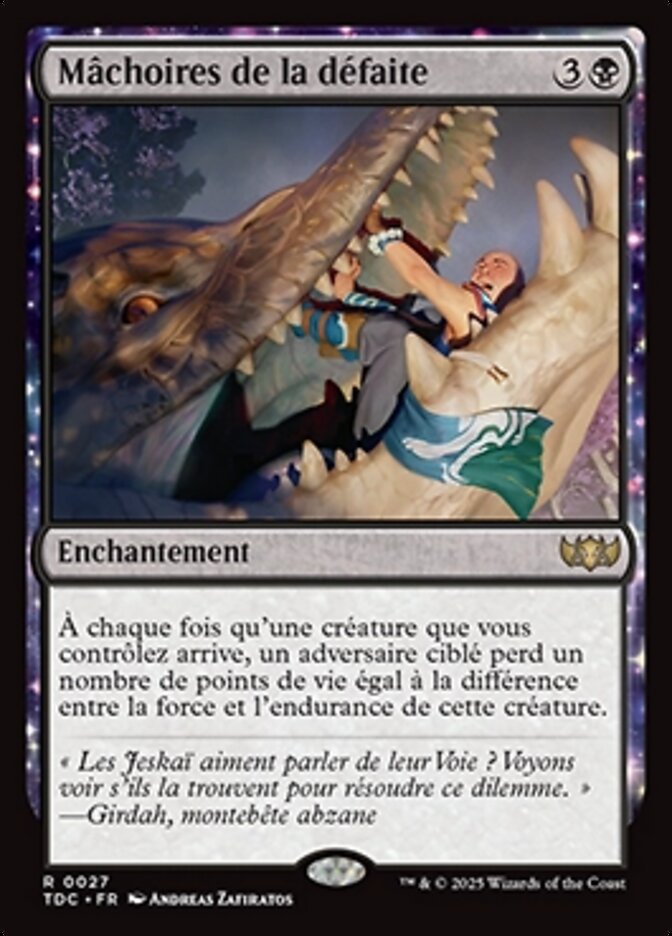 Mâchoires de la défaite