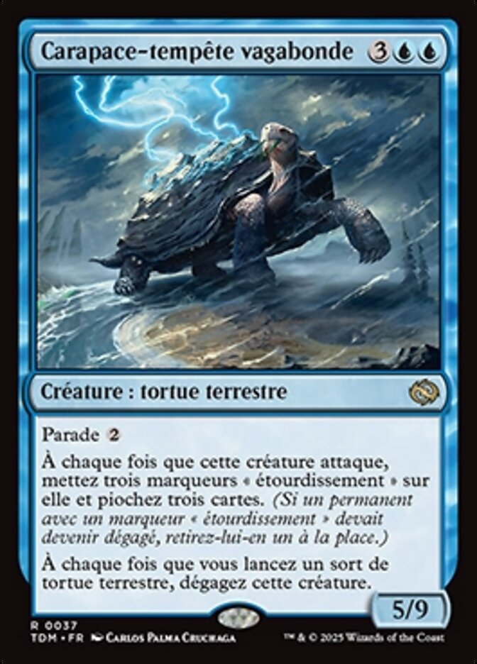 Carapace-tempête vagabonde