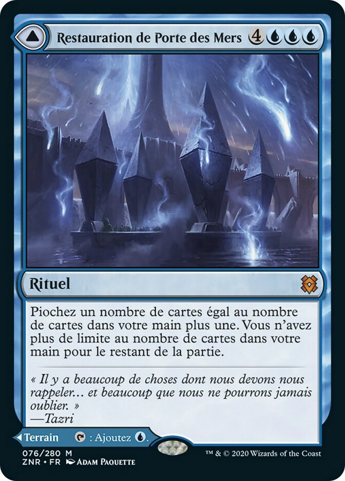 Restauration de Porte des Mers