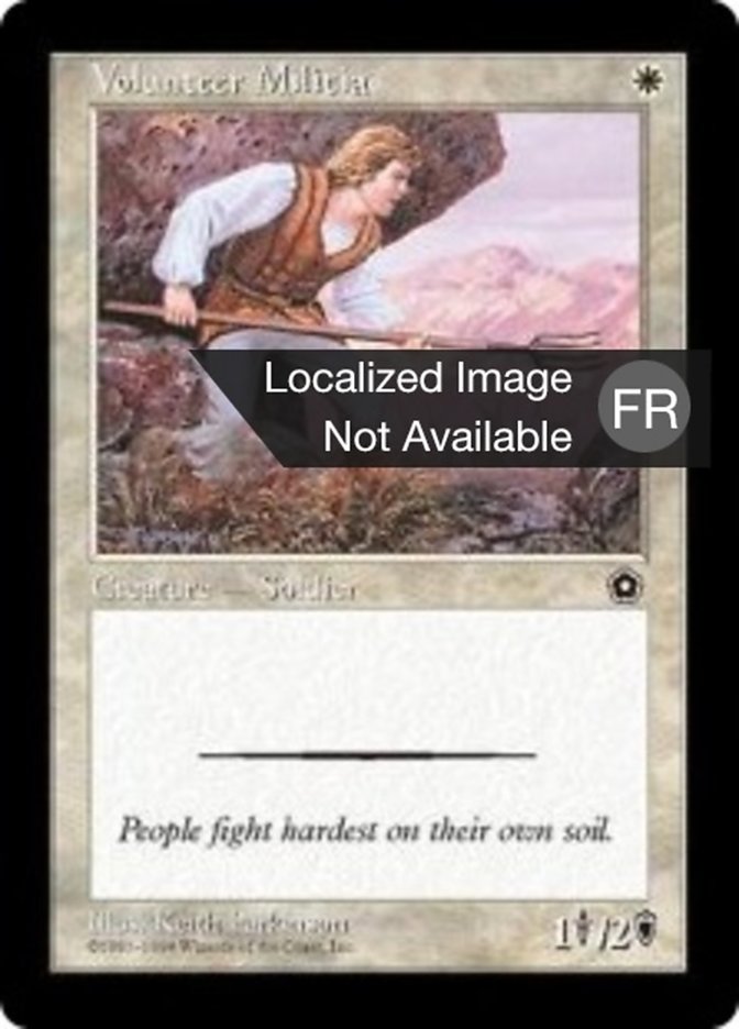 Volontaire de la milice