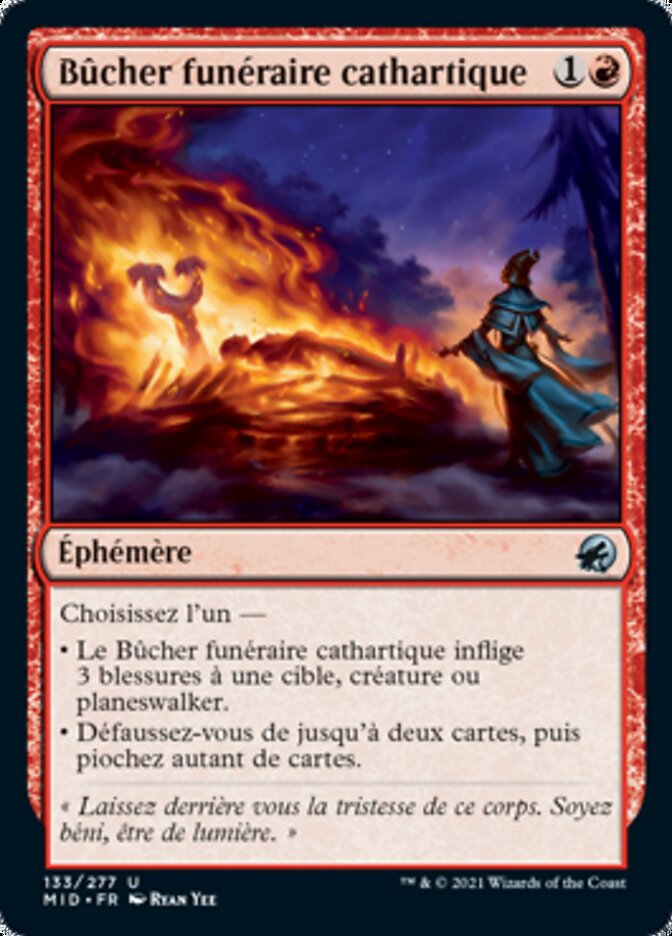 Bûcher funéraire cathartique