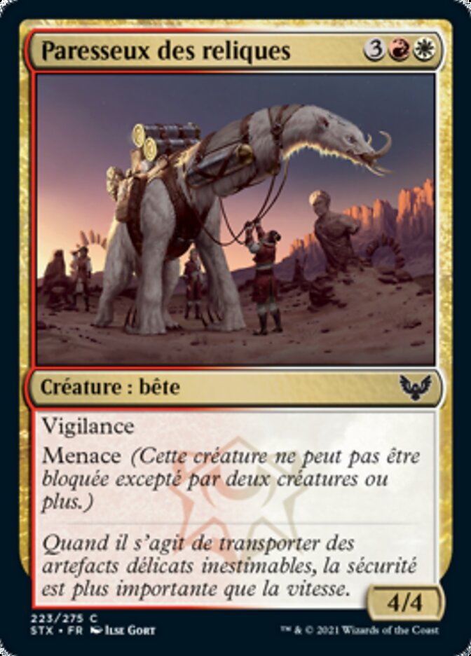 Paresseux des reliques