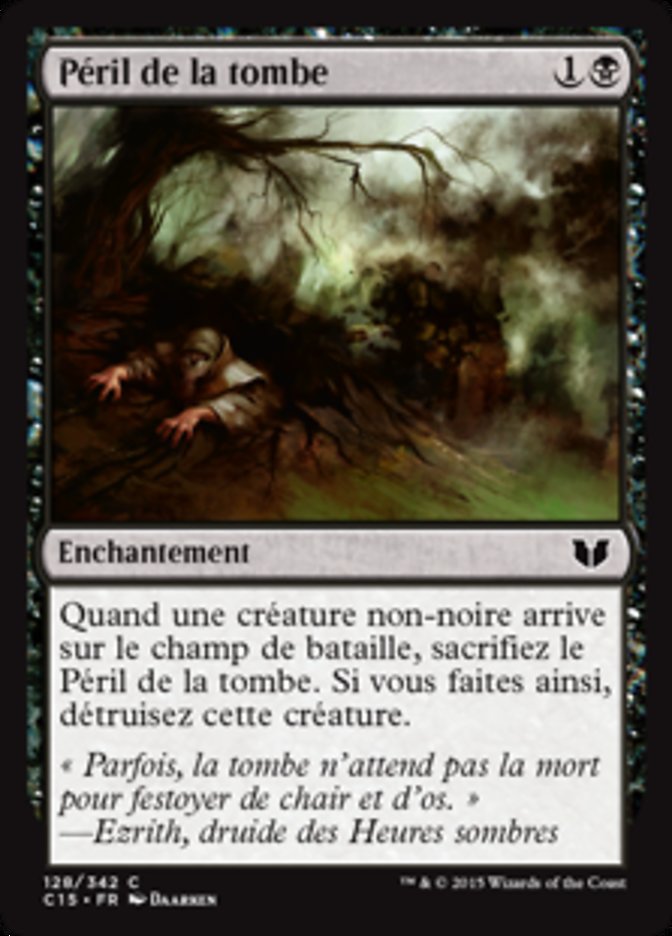 Péril de la tombe