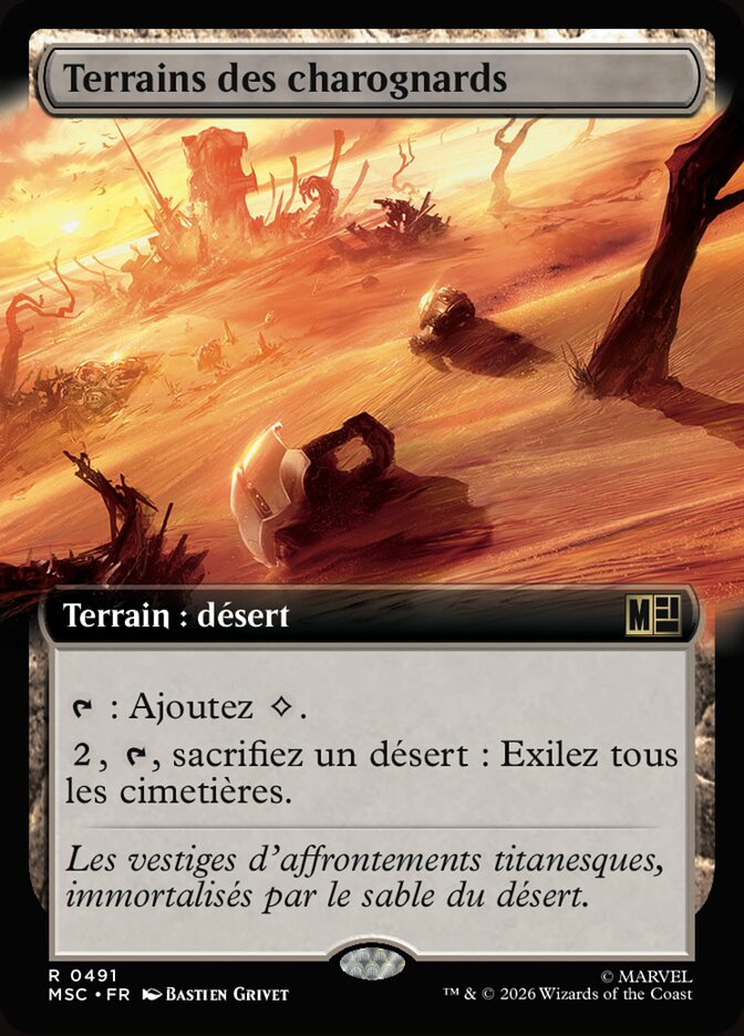 Terrains des charognards
