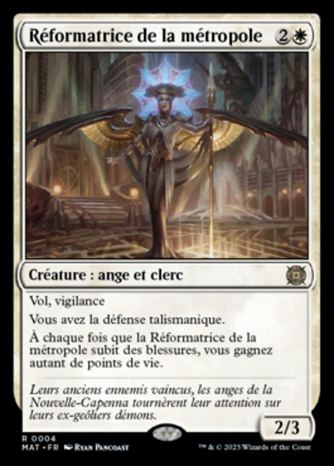 Réformatrice de la métropole