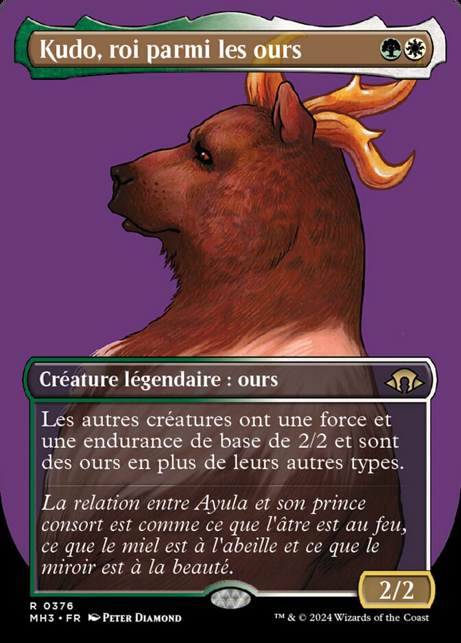 Kudo, roi parmi les ours