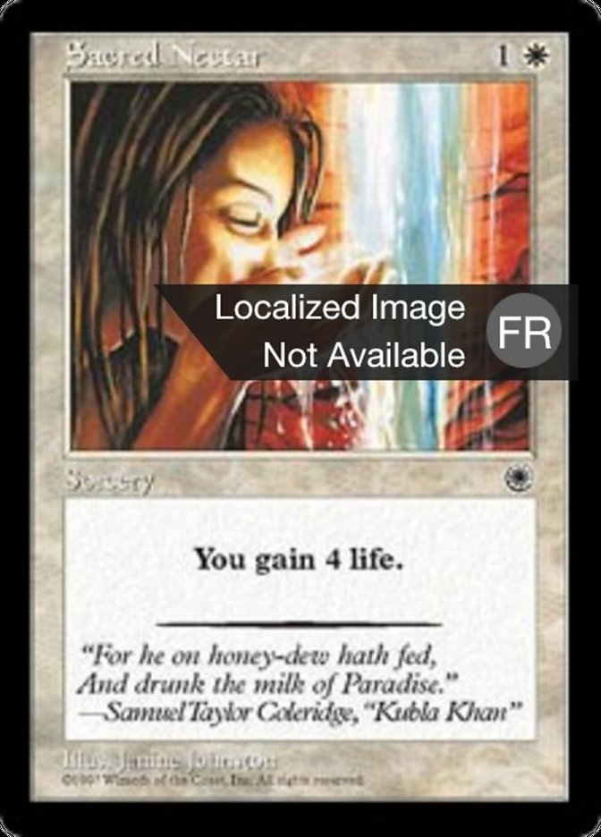Nectar sacré