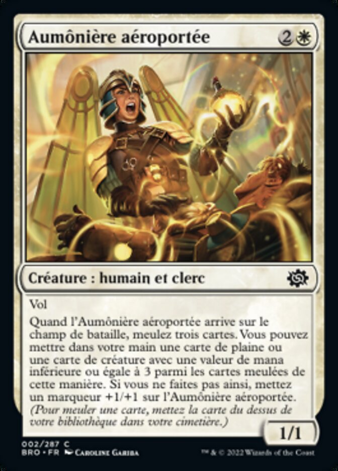 Aumônière aéroportée