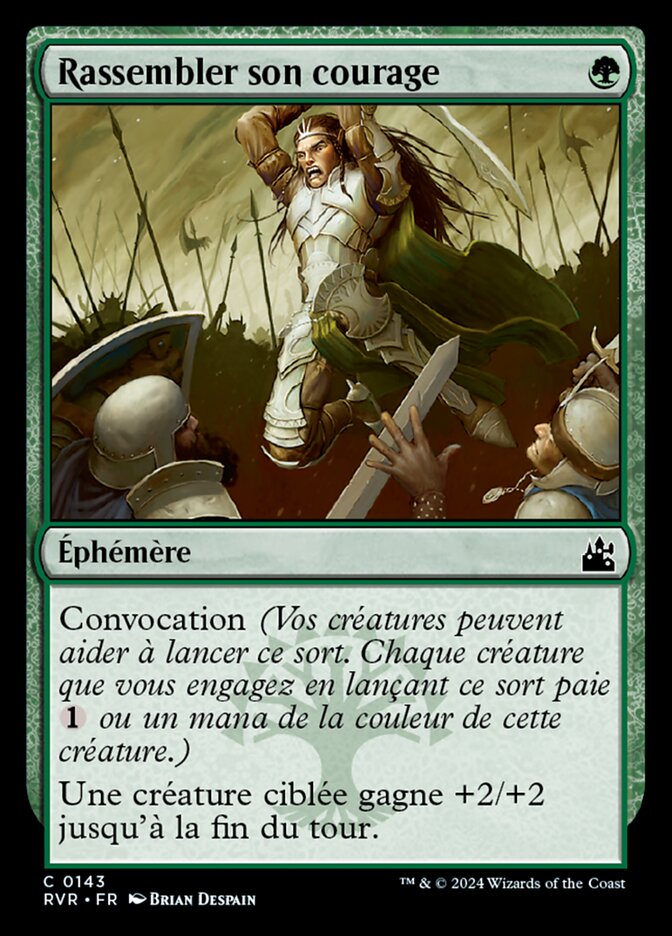 Rassembler son courage