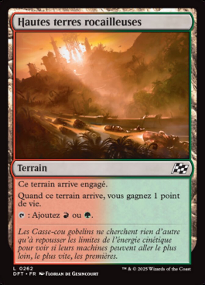 Hautes terres rocailleuses