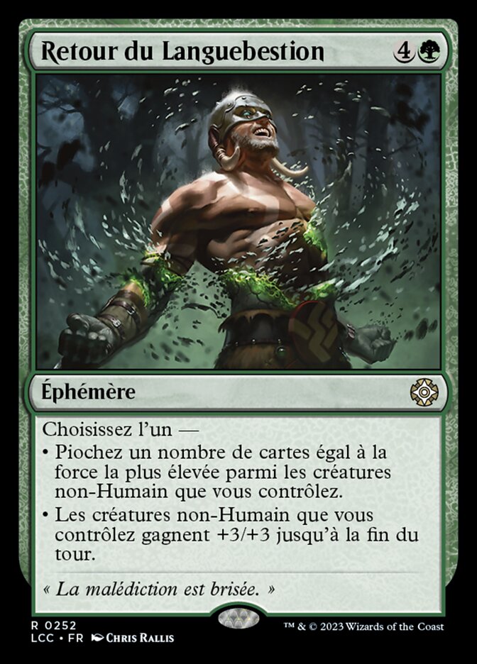 Retour du Languebestion