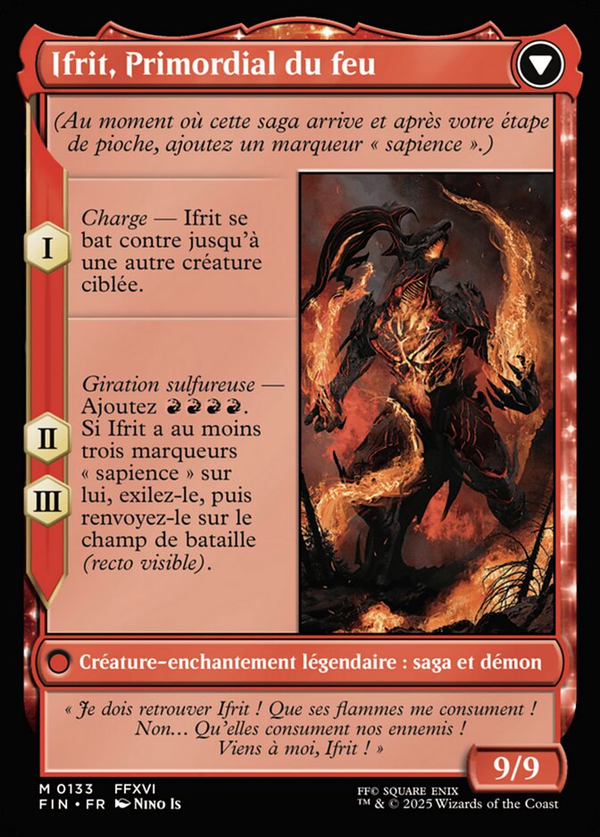 Clive, Ifrit's Dominant