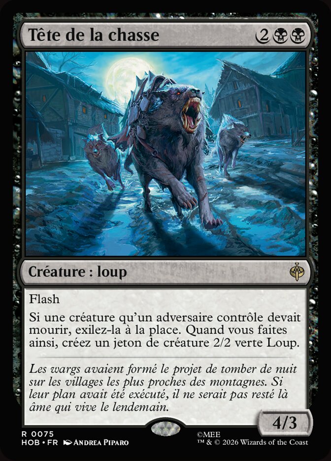 Tête de la chasse