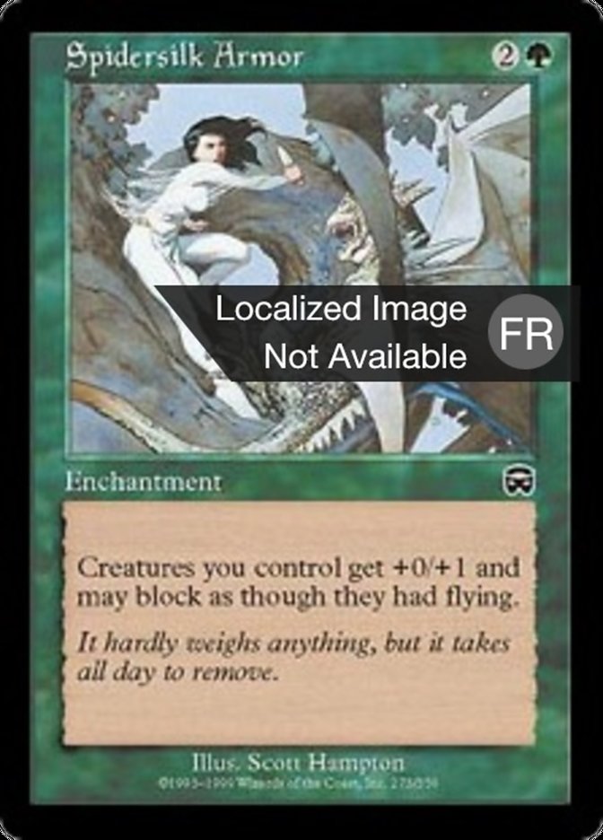 Armure en toile d'araignée