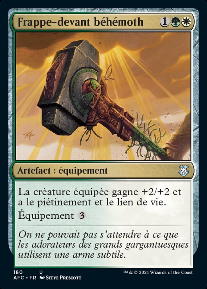 Frappe-devant béhémoth
