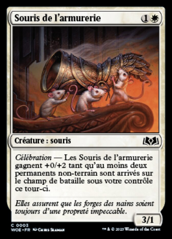 Souris de l'armurerie