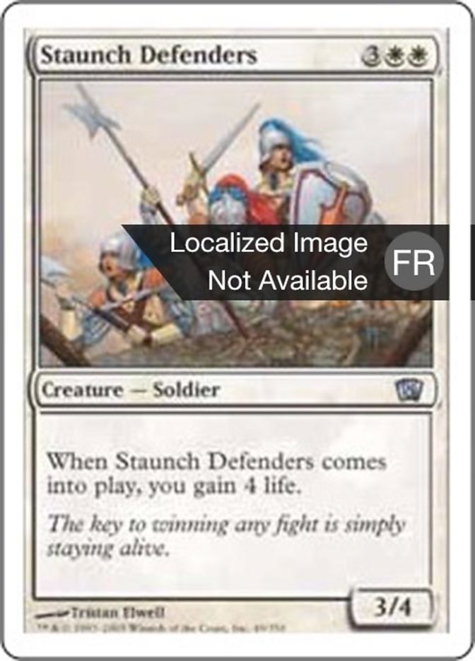 Défenseurs inébranlables