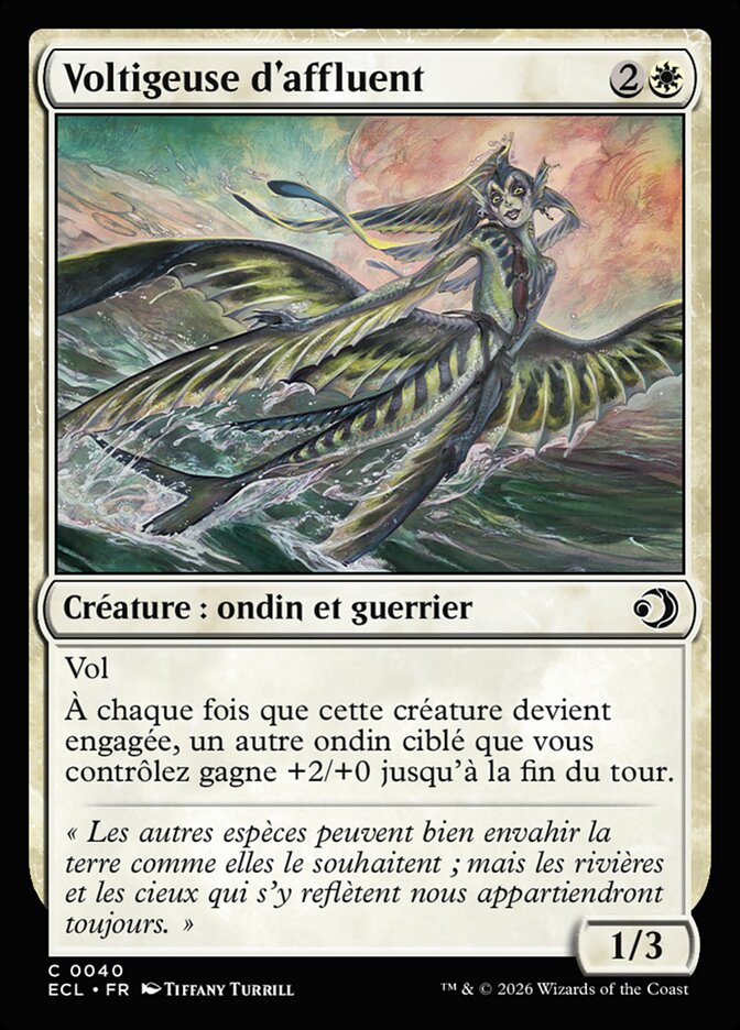Voltigeuse d'affluent