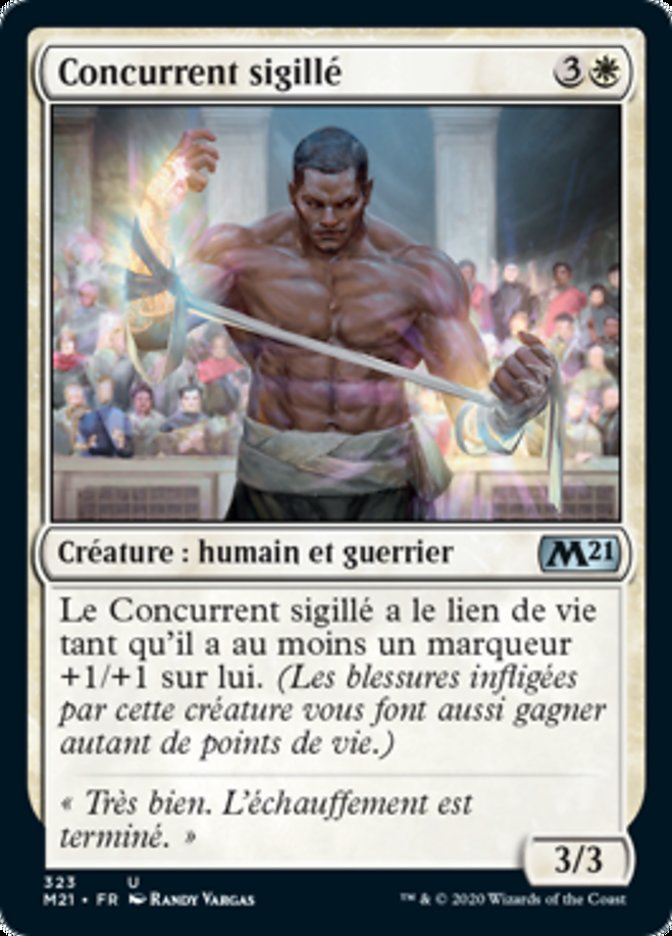Concurrent sigillé