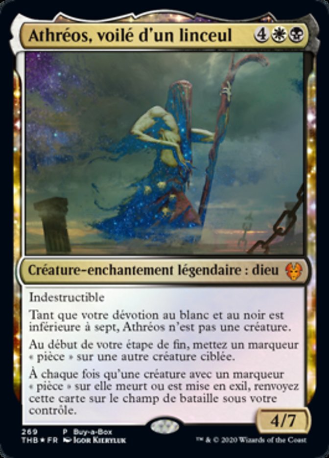 Athréos, voilé d'un linceul