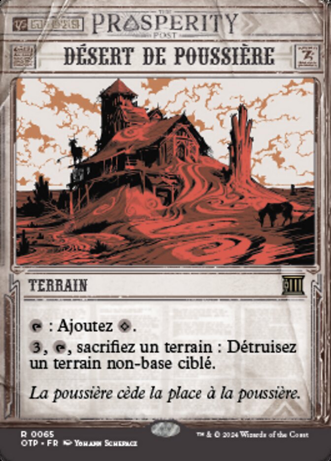 Désert de poussière