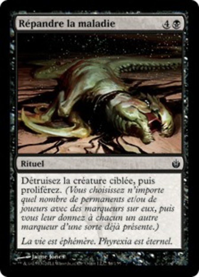 Répandre la maladie