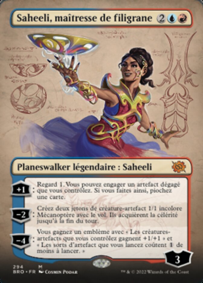 Saheeli, maîtresse de filigrane
