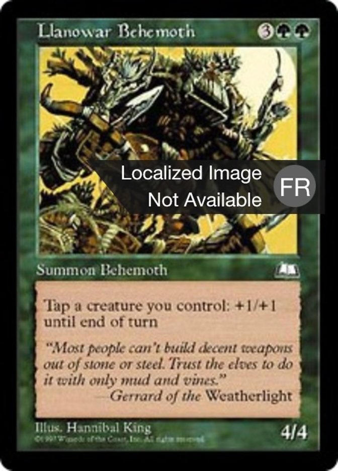 Béhémoth de Llanowar