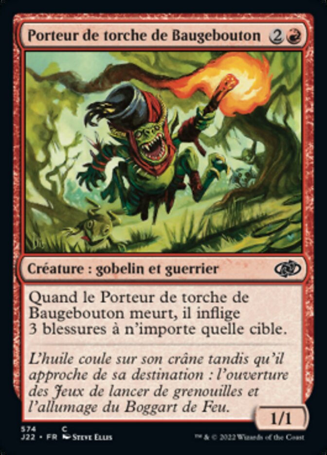 Porteur de torche de Baugebouton