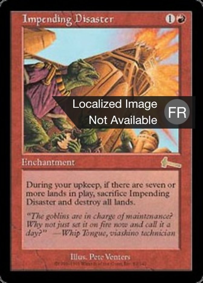Désastre imminent