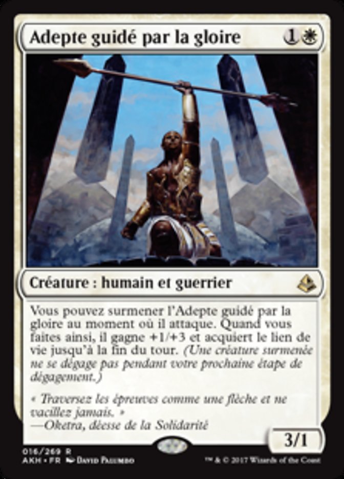 Adepte guidé par la gloire
