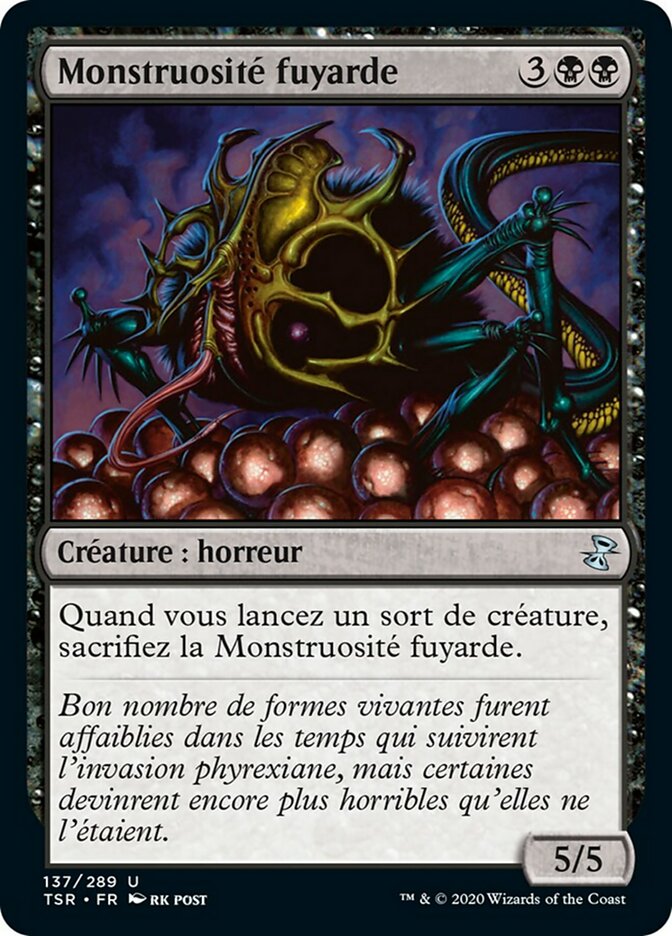 Monstruosité fuyarde