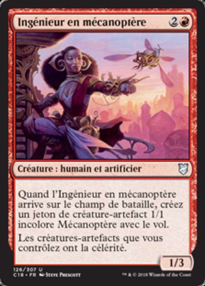 Ingénieur en mécanoptère