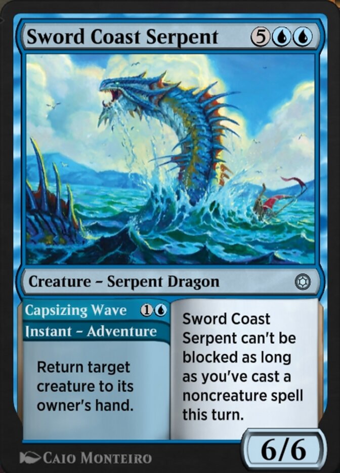 Sword Coast Serpent // Capsizing Wave