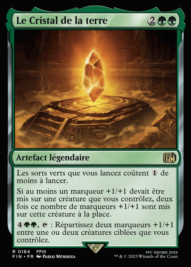 Le Cristal de la terre