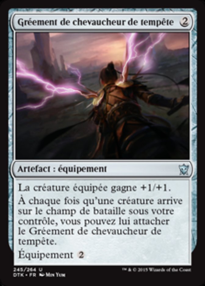 Gréement de chevaucheur de tempête