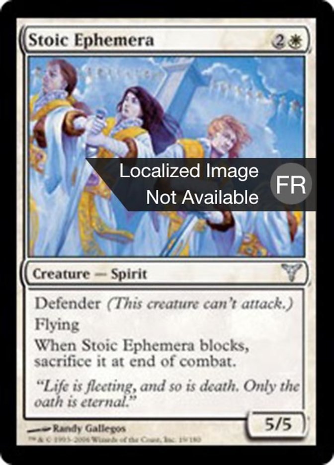 Éphéméroptères stoïques